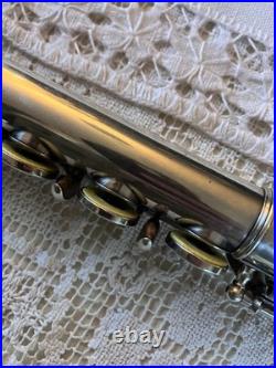 Silver FLUTE Handmade by PAUL KREBS 900/100 Sterling Silver Good Condition