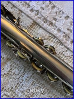 Silver FLUTE Handmade by PAUL KREBS 900/100 Sterling Silver Good Condition