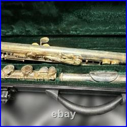 Silver Flute Body with Case, Used, Metal, Unbranded