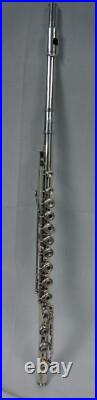 Silver Mouthpiece ELD Emerson Closed/Open Hole Flute With Case 19557