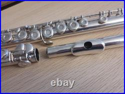 Silver Vintage Boosey & Hawkes OVERHAULED Flute Closed Hole C Foot Offset G