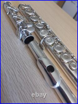 Silver Vintage Boosey & Hawkes OVERHAULED Flute Closed Hole C Foot Offset G