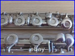 Silver Vintage Boosey & Hawkes OVERHAULED Flute Closed Hole C Foot Offset G