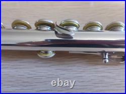 Silver Vintage Boosey & Hawkes OVERHAULED Flute Closed Hole C Foot Offset G