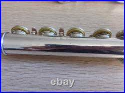 Silver Vintage Boosey & Hawkes OVERHAULED Flute Closed Hole C Foot Offset G