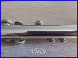 Silver Vintage Boosey & Hawkes OVERHAULED Flute Closed Hole C Foot Offset G
