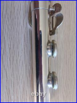 Silver Vintage Boosey & Hawkes OVERHAULED Flute Closed Hole C Foot Offset G