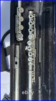 Solid Silver Pearl Pf-761 Open-hole Flute With Offset G, Split E And B-foot