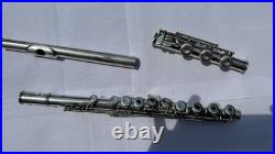 Solid Silver Pearl Pf-761 Open-hole Flute With Offset G, Split E And B-foot