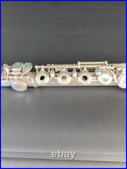 Solid Silver Pearl Pf-761 Open-hole Flute With Offset G, Split E And B-foot