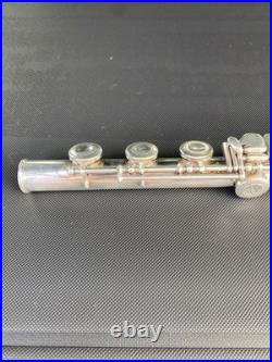 Solid Silver Pearl Pf-761 Open-hole Flute With Offset G, Split E And B-foot