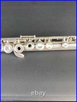 Solid Silver Pearl Pf-761 Open-hole Flute With Offset G, Split E And B-foot