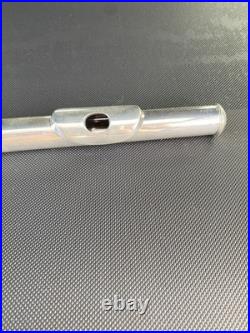 Solid Silver Pearl Pf-761 Open-hole Flute With Offset G, Split E And B-foot