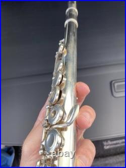 Solid Silver Pearl Pf-761 Open-hole Flute With Offset G, Split E And B-foot