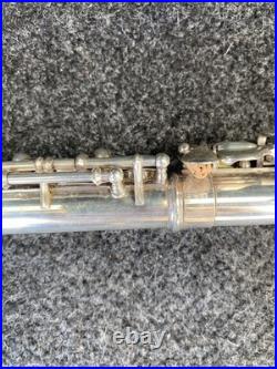 Solid Silver Pearl Pf-761 Open-hole Flute With Offset G, Split E And B-foot