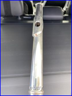 Solid Silver Pearl Pf-761 Open-hole Flute With Offset G, Split E And B-foot