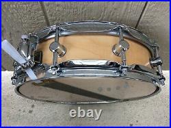Spaun USA Custom 4x14 8 Ply Maple Piccolo Snare Drum, nr mnt shape. BEAUTY