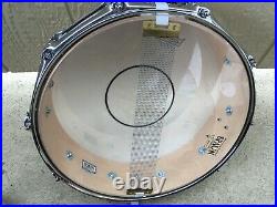 Spaun USA Custom 4x14 8 Ply Maple Piccolo Snare Drum, nr mnt shape. BEAUTY