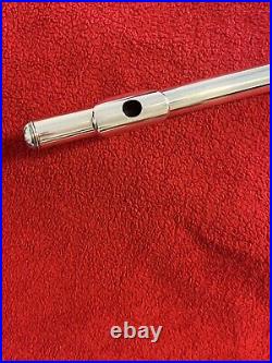 Sterling Silver Armstrong 80 35 40258 Open Hole Flute, B-Foot joint