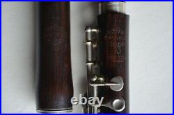 Superb Flute piccolo en palissandre clés en argent Buffet Crampon début 1900
