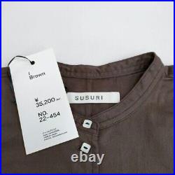 Susuri Piccolo blouse 22-454 size 1 Blouse shirt Brown 3-1031M