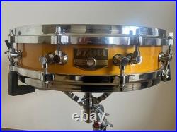 TAMA Maple Piccolo Snare Drum Bright Yellow Wood Shell