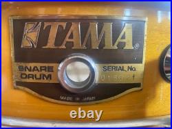 TAMA Maple Piccolo Snare Drum Bright Yellow Wood Shell