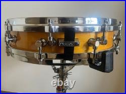 TAMA Maple Piccolo Snare Drum Bright Yellow Wood Shell