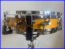 TAMA Maple Piccolo Snare Drum Bright Yellow Wood Shell