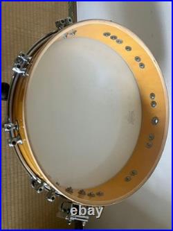 TAMA Maple Piccolo Snare Drum Bright Yellow Wood Shell