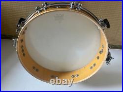 TAMA Maple Piccolo Snare Drum Bright Yellow Wood Shell