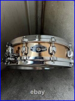 TAMA PB3325 Bronze Piccolo Snare Drum 14x3.25 Vintage Rare Japan Used Drum 14in