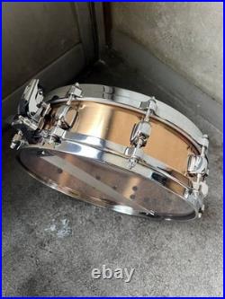 TAMA PB3325 Bronze Piccolo Snare Drum 14x3.25 Vintage Rare Japan Used Drum 14in