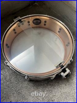 TAMA PB3325 Bronze Piccolo Snare Drum 14x3.25 Vintage Rare Japan Used Drum 14in
