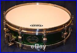 TAMA Starclasic Birch piccolo Snare drums SBS430 14x4 MADE IN JAPAN Green
