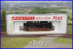 TOP Fleischmann Piccolo N 7065 Tenderlok BR 65 018 der DB Ep. III Dampflok