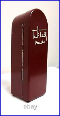 Taktell Piccolo Metronome Vintage Maroon Red Metal