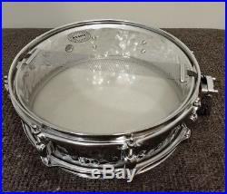 Tama 13x4 Hand Hammered Piccolo Chrome Steel Snare Drum, Great Condition