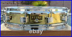 Tama 1990s 14 x 3-¼ Deep Brass Piccolo Snare Drum