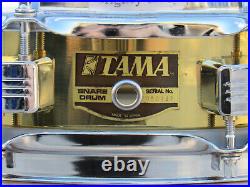 Tama 1990s 14 x 3-¼ Deep Brass Piccolo Snare Drum