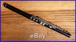 Time Capsule Antique Professional French Wooden H. Pihan Db Piccolo Flute c. 1900