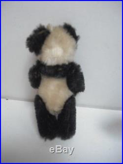 Tiny Schuco Piccolo Panda Teddy Bear & Doggie Friend