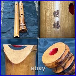Tozanryu Kocho Shakuhachi 58.5cm 440g Sound Tested 7-Hole Bamboo Flute
