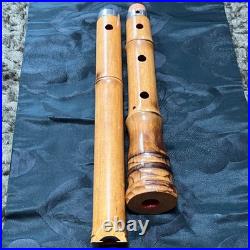Tozanryu Kocho Shakuhachi 58.5cm 440g Sound Tested 7-Hole Bamboo Flute