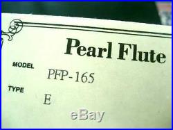 Used Mint Condition Pearl Pfp-165e Piccolo, 2-year Warranty