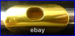 USED OP Bundy flute gold (or plated) lip plate/riser, plays well C to G6, $160