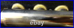 USED OP Bundy flute gold (or plated) lip plate/riser, plays well C to G6, $160