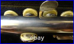 USED OP Bundy flute gold (or plated) lip plate/riser, plays well C to G6, $160