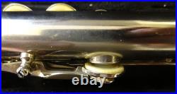 USED OP Bundy flute gold (or plated) lip plate/riser, plays well C to G6, $160