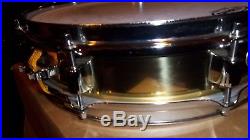 USED Pearl Brass Piccolo Snare Drum 13 x 3